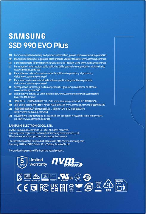 Immagine prodotto Samsung 990 EVO Plus (4000 GB, M.2 2280)