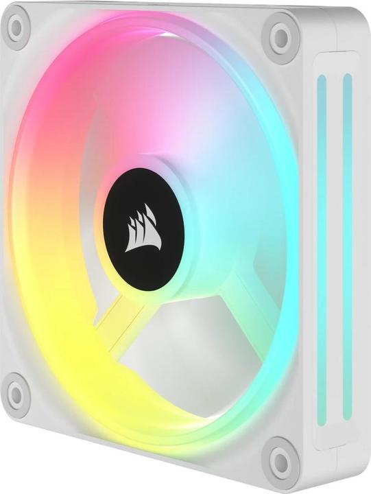 Immagine prodotto Corsair Ventola iCUE LINK QX120 RGB 120 mm PWM (bianca, starter kit) (120 mm, 3 x)