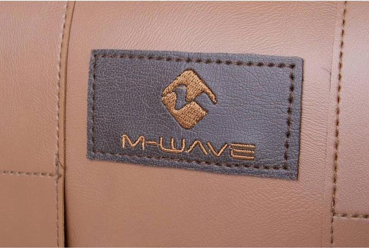Actual product image M-Wave M Wave luggage carrier bag Amsterdam Double L genuine leather look (15 l, Luggage carrier bag)