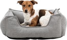 Actual product image Trixie Talis bed, square, 80 × 60 cm, blue (Dog)