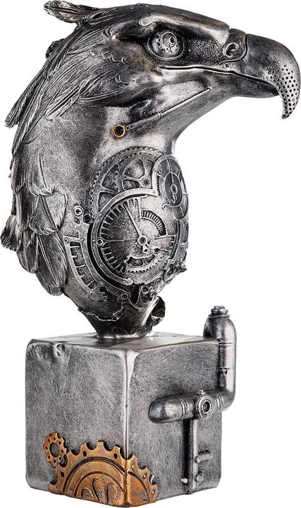 Image du produit Gilde Poly Sculpture "Steampunk Eagle" (aigle steampunk) (13 x 19 x 27 cm)