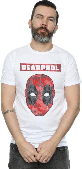 Immagine prodotto Deadpool Camo Head Maglietta Uomo (L)