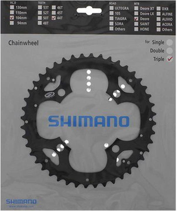 Produktbild Shimano Deore FC-M530 Kettenblatt für KSR 9-fach (44)