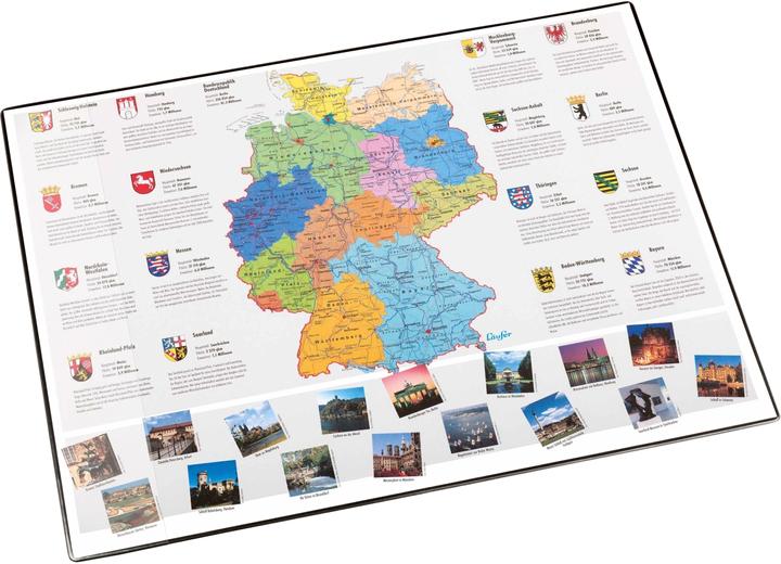 Produktbild Läufer Schreibunterlage Deutschlandkarte (40 x 53 cm)