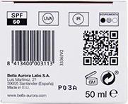 Actual product image Bella Aurora SOLAR gel anti-manchas mixta/grasa SPF50 50 ml (Suntan cream, SPF 50, 50 ml)