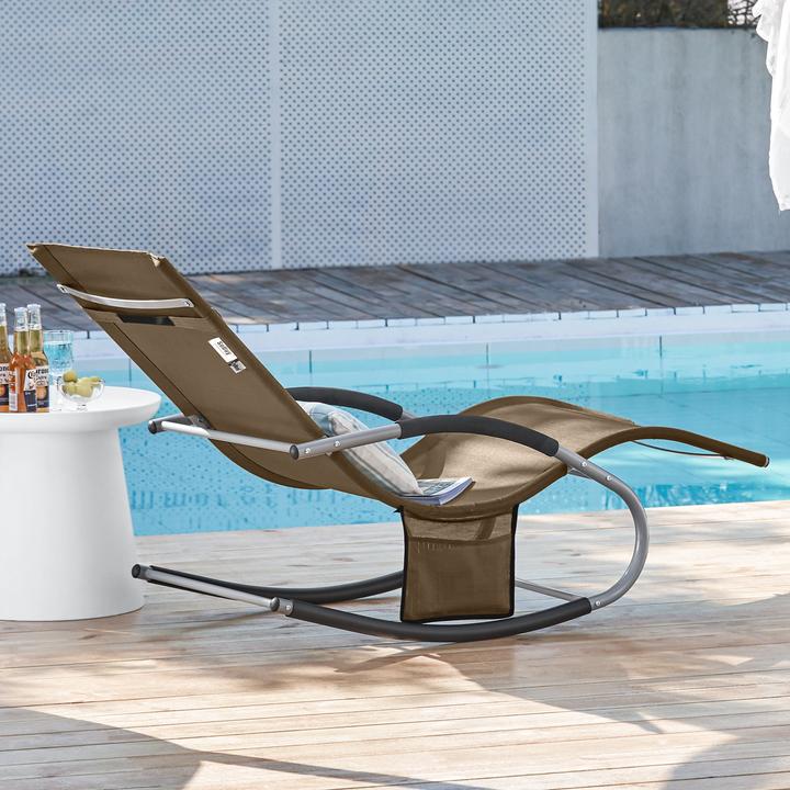 Actual product image SoBuy Garden lounger (150 cm)