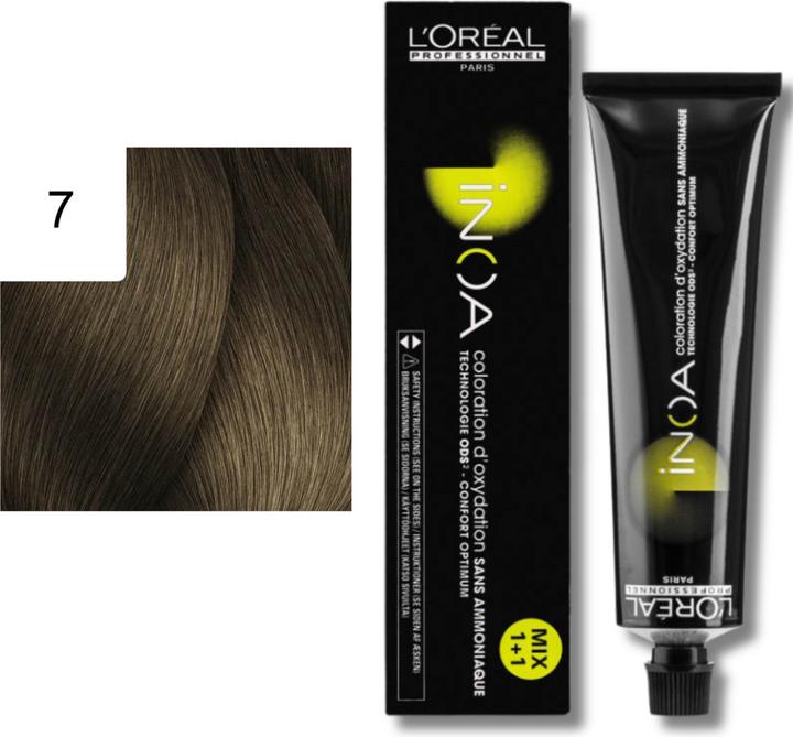 L'Oréal Paris Couleur de cheveux Inoa (7 Blonde moyenne)