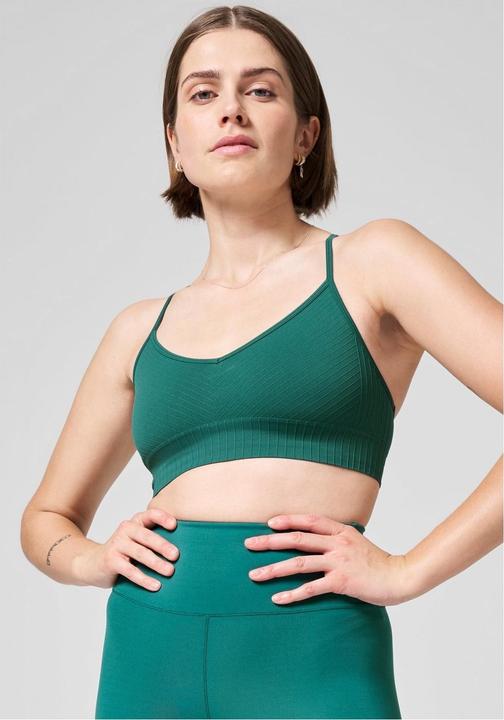 Actual product image CASALL Nahtloses, geripptes Sporttop mit Grafik (S)