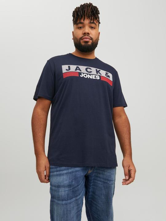 Produktbild Jack & Jones Logoprint Plus size T-shirt (6XL)