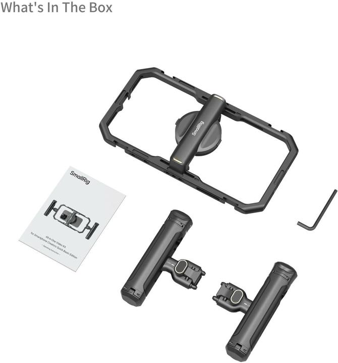 Produktbild SmallRig All-in-One Video Kit For Smartphone Creators Quick Basic Edition 4597 (Diverses Video Zubehör)