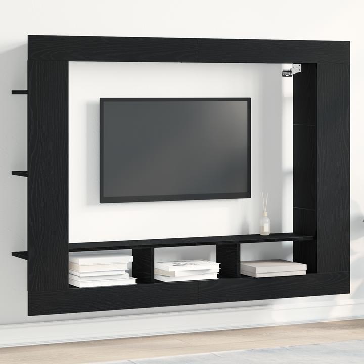 Produktbild VidaXL Schwarzer Eichen-TV-Ständer