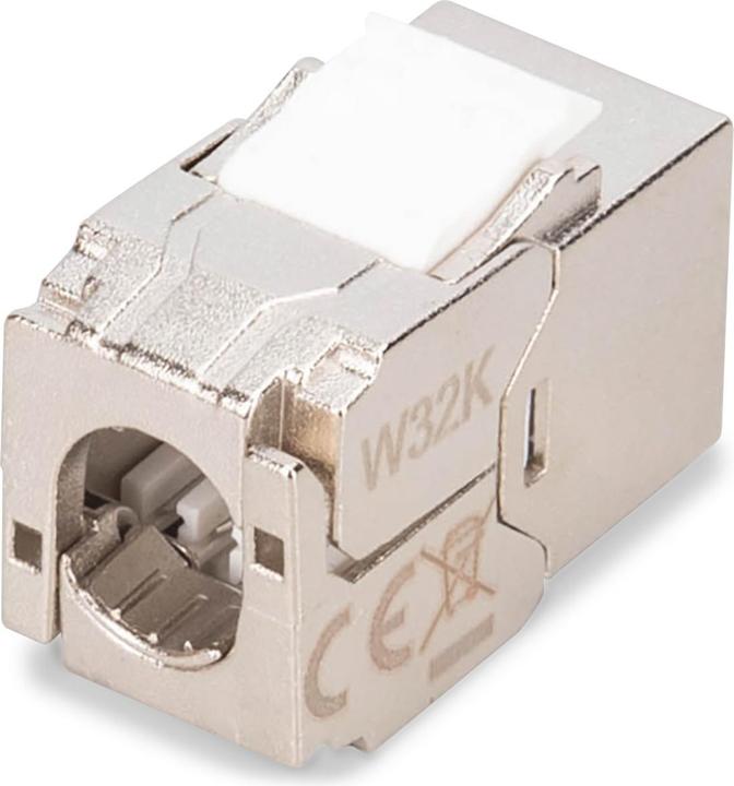 Produktbild Digitus CAT6A Kurz Keystone Jack, geschirmt, werkzeugfreie Montage (Keystone Modul)