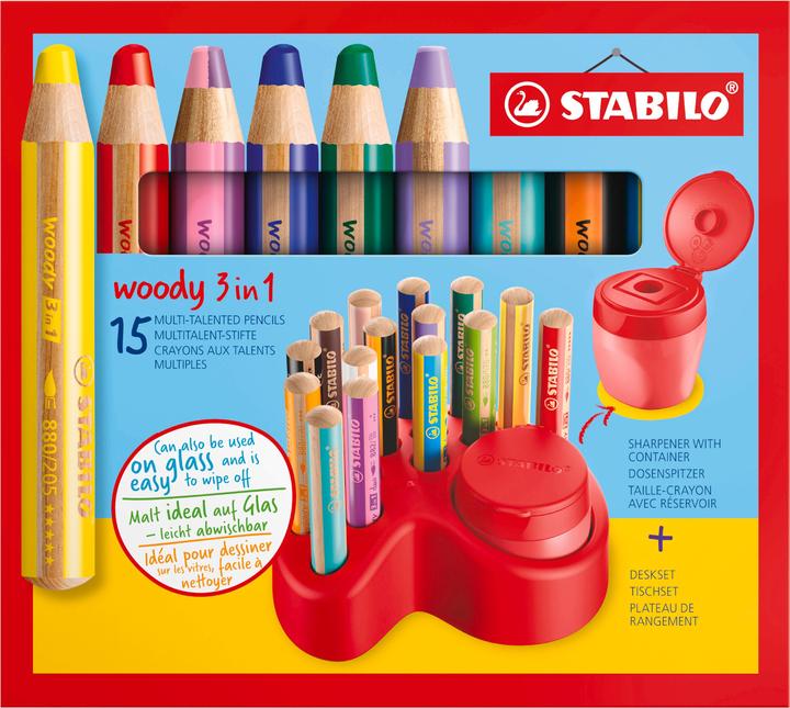 Immagine prodotto STABILO Woody (Multicolore, 15 x)