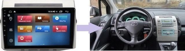 Produktbild No Name RADIO GPS NAVIGATION TOYOTA COROLLA VERSO 2004-2009 (9")