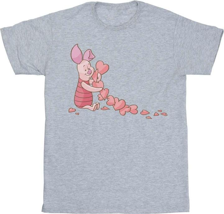 Disney Winnie The Pooh Piglet Chain Of Hearts TShirt (XL)