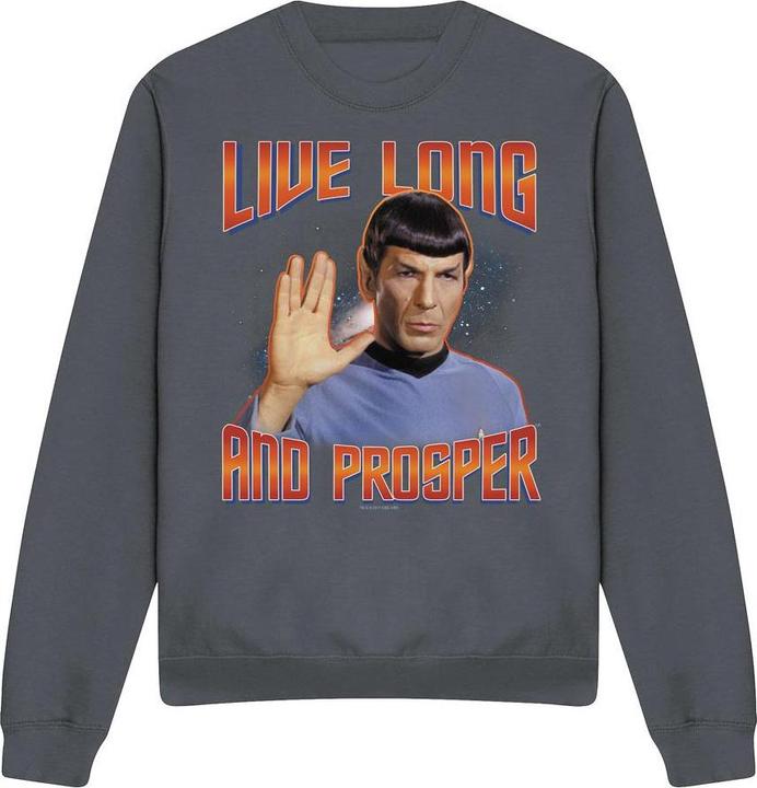 Immagine prodotto Star Trek: The Original Series Live Long and Prosper Felpa Spock Adulto Unisex (XL)
