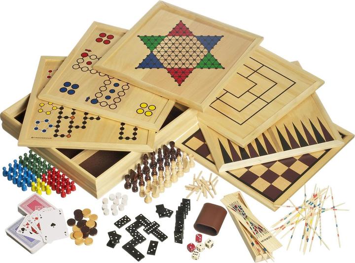 Philos Holz-Spielesammlung