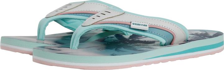 Actual product image Weird Fish Womens/Ladies Thurleston Palm Tree Flip Flops (37)