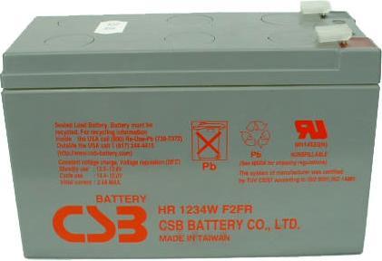 Actual product image CSB Battery CSB HR1234WF2 UPS battery