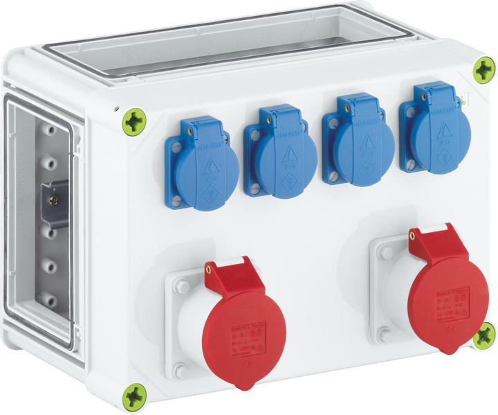 Actual product image Spelsberg SPE GTV 490 socket outlet housing 320x220x179mm IP44 16A 5-pole (Housing)