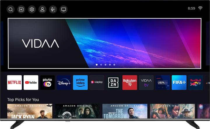 Image du produit JVC Téléviseur 43 pouces Smart TV VIDAA LT-43VDF5455 Téléviseur Full HD, HDR TV avec triple tuner (43", LED, Full HD, 2025)