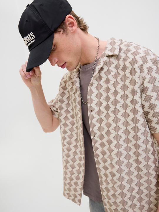 Produktbild Jack & Jones Jorsummer Luke Texture Resort Shirt Ss (M)