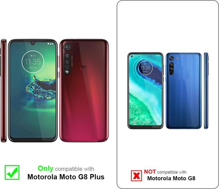 Actual product image Cadorabo Case for Motorola MOTO G8 PLUS with belt clip (Motorola Moto G8 Plus)