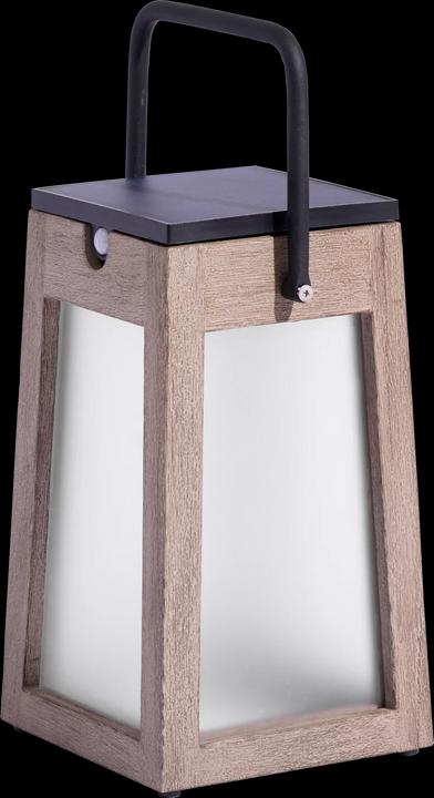 Produktbild Les Jardins Tecka Solarlaterne Teck 300 lumens (15 x 15 x 25 cm, 1 x)