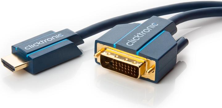Produktbild clicktronic HDMI (Typ A) — DVI (5 m, DVI, HDMI)