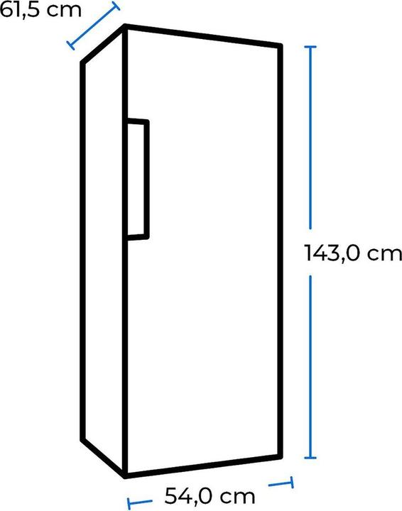 Actual product image Exquisit GS231-NF-H-040C (Stand-alone, 161 l)