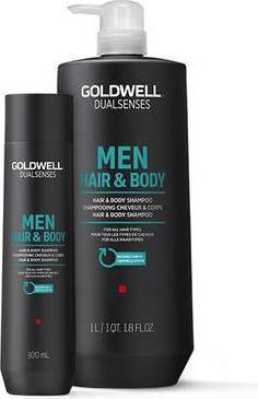 Image du produit Goldwell Double sens Hommes Cheveux et corps (300 ml, Shampoing liquide)