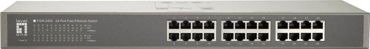 Produktbild LevelOne FSW-2450: 24Port 19" Switch (24 Ports)