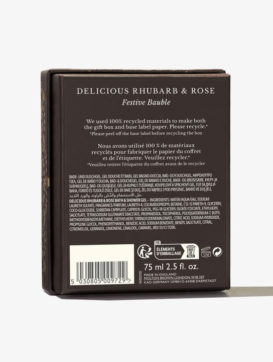 Image du produit Molton Brown Bath Body Del Rhub & R Festive Bauble 75 ml (Set soin capillaire)