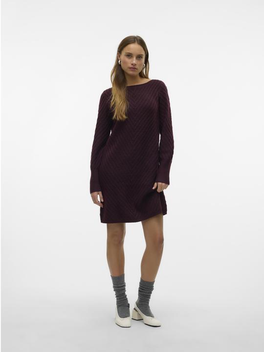 Immagine prodotto Vero Moda VMANJASTINNA LS BOATNECK DRESS GA EXC Abito lavorato a maglia (S)