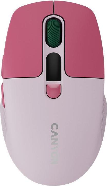 Produktbild Canyon Computer mouse mouse MW-26 LCD Silent Dual Mode Wireless Pink (Kabellos)
