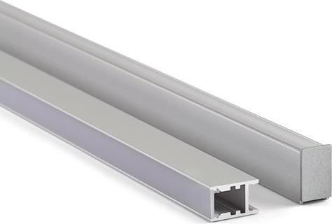 Actual product image LEDsON Diffusor For 'Alu-Swiss' Series Profiles - Polycarbonate - Uv-Resistant - 2 m - Transparent