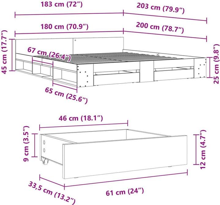 Actual product image VidaXL Keran (180 x 200 cm)