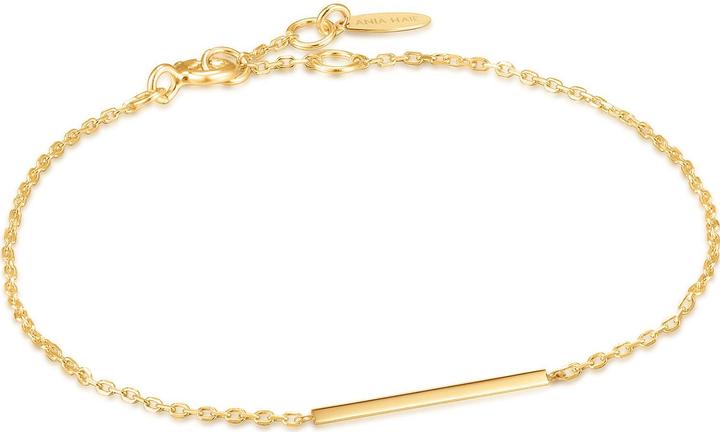 Ania Haie 14kt Gold Solid Bar Armband (18.50 cm, 585er Gelbgold)