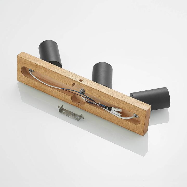 Produktbild Lindby Maniva Deckenstrahler, dreiflammig, schwarz (GU10)