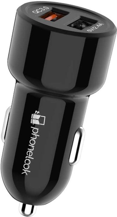 PhoneLook 30W universal Doppel-USB Auto Zigarettenanzünder Ladegerät Quick Charge 3.0