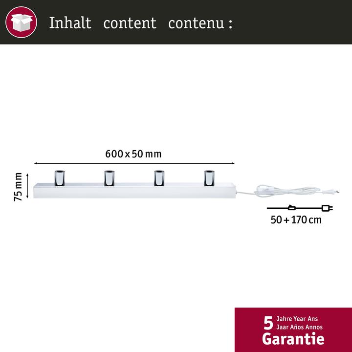 Actual product image Paulmann Spiegelleuchte Regula II