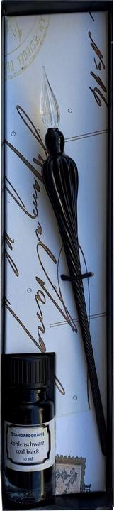 Produktbild Kalligraphie-set Glas Schwarz (Kohlenschwarz, 1 x)