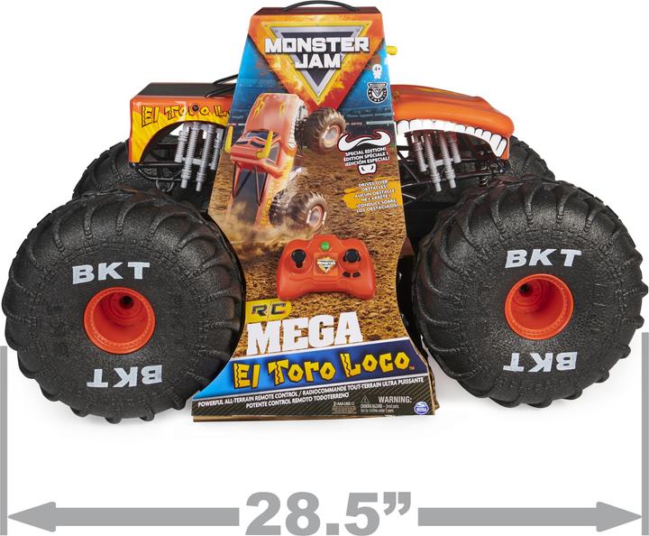 Produktbild Spin Master Official MEGA El Toro Loco, All-Terrain Remote Control Monster Truck