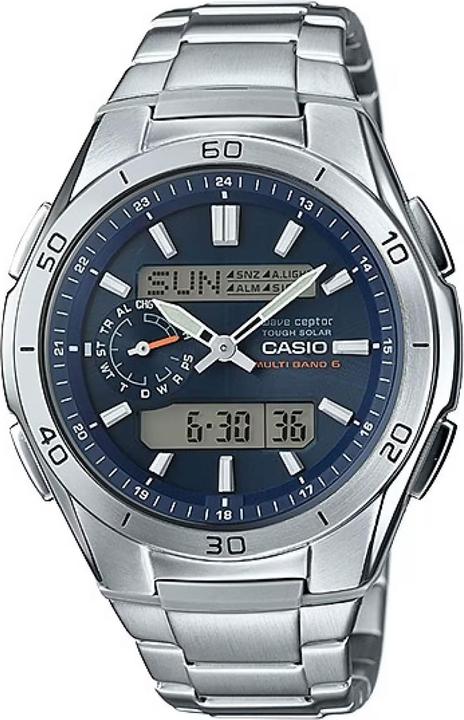 Produktbild Casio WVA-M650D-2AER (Analoguhr, Digitaluhr, Funkuhr, 43 mm)