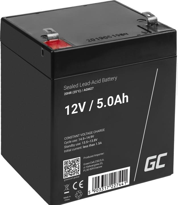 Immagine prodotto GreenCell AGM27 (12 V, 5 Ah)
