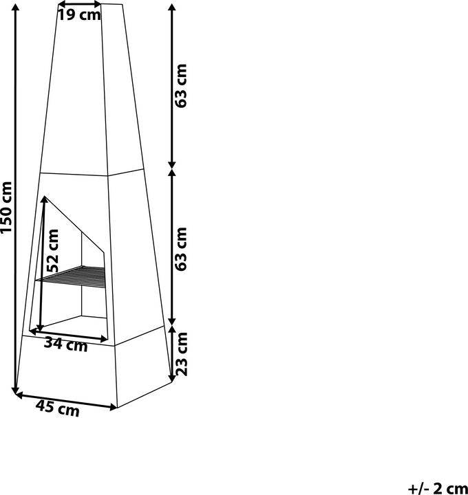 Actual product image Beliani Yate