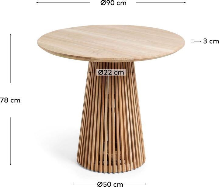 Actual product image Kave Home Jeanette (90 cm)