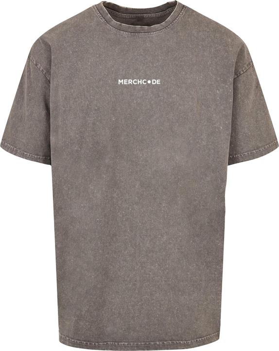 Merchcode Break The Rules Acid Washed Heavy Oversized Tee - 113673 (M)