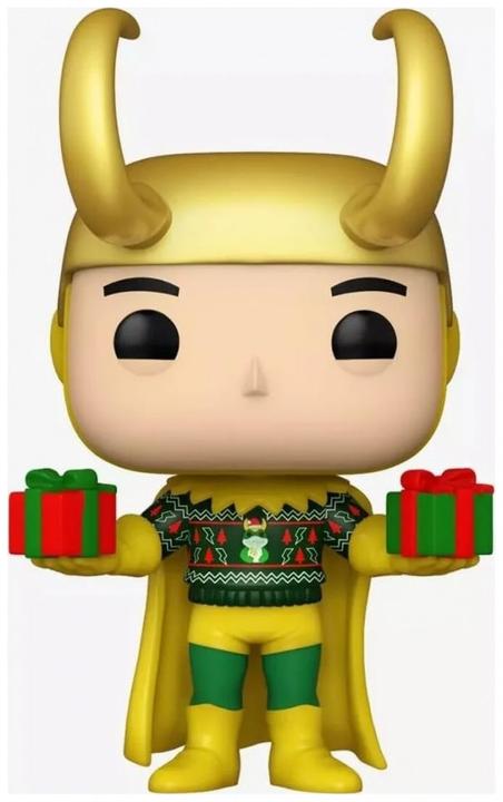 Actual product image Funko Pop! Marvel: Loki (with Sweater) (Metallic) (Special Edition) #1322 Bobble-Head Vinyl Figure