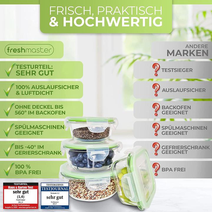 Produktbild Fresh Master Frischhaltedosen Set (1.52 l)